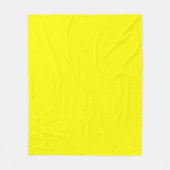Couverture Polaire Jaune clair (couleur solide) (Devant)