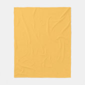 Couverture Polaire Jaune dorée Jaune, Couleur Solide Lumineuse (Devant)