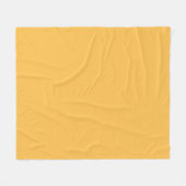 Couverture Polaire Jaune dorée Jaune, Couleur Solide Lumineuse (Devant (Horizontal))