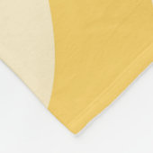Couverture Polaire Jaune et bleu abstrait design tourbillon (Coin)