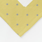 Couverture Polaire Jaune et Gris Plusieurs Motifs Couette (Coin)
