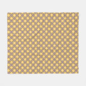 Couverture Polaire Jaune et pourpre (Devant (Horizontal))