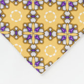 Couverture Polaire Jaune et pourpre (Coin)