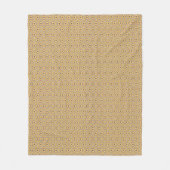 Couverture Polaire Jaune et rose (Devant)