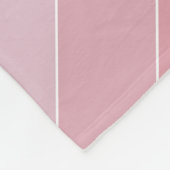 Couverture Polaire Jaune moderne violet rayures blanches Décor (Coin)