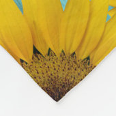 Couverture Polaire Jaune turquoise rustique de famille de collage (Coin)