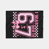 Couverture Polaire J'avais 6 ans maintenant j'ai 7 ans Nk Coquette Nœ (Devant (Horizontal))