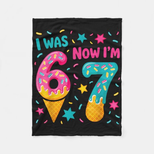 Couverture Polaire J'avais 6 ans maintenant j'ai 7 ans Six Sept Mème (Devant)