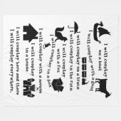 Couverture Polaire Je Cosplay (Devant (Horizontal))