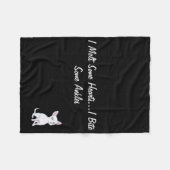 Couverture Polaire Je fonds la morsure de quelques coeurs… I quelques (Devant (Horizontal))