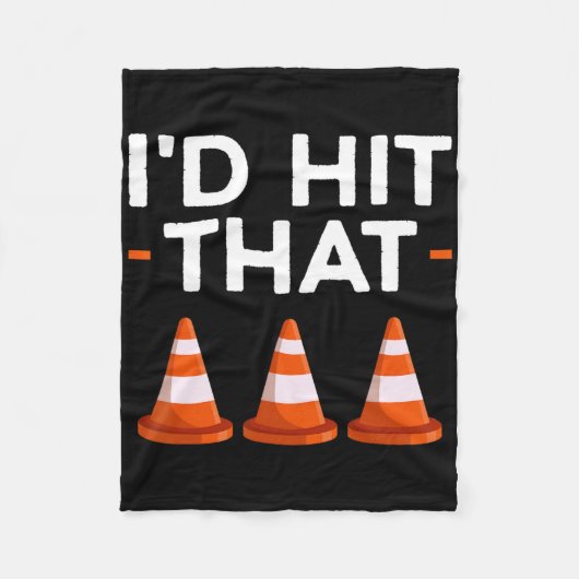 Couverture Polaire Je frapperais ce costume d'Halloween Cone (Devant)