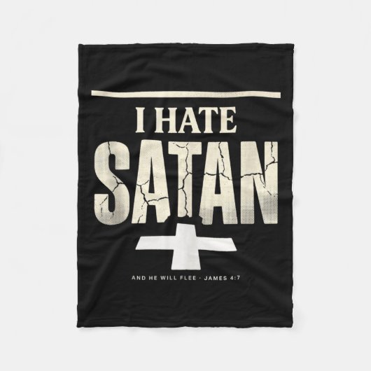 Couverture Polaire Je hais Satan (Devant)