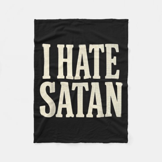 Couverture Polaire Je hais Satan (Devant)