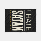Couverture Polaire Je hais Satan (Devant (Horizontal))