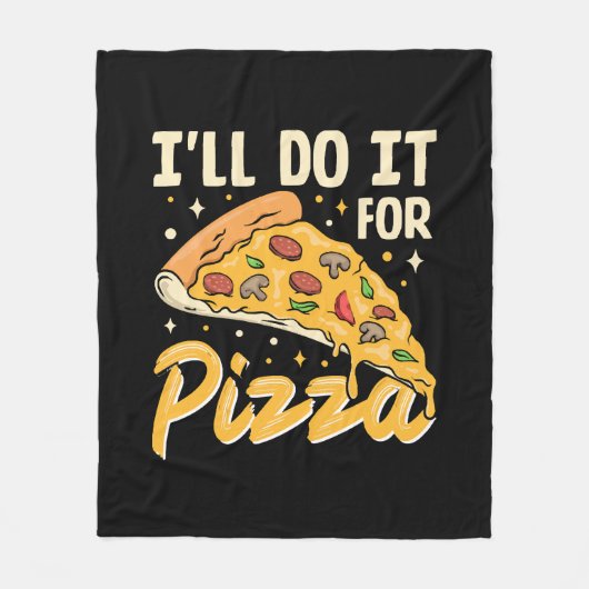 Couverture Polaire Je le ferai pour pizza (Devant)