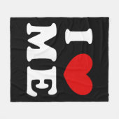 COUVERTURE POLAIRE JE M'AIME (Devant (Horizontal))
