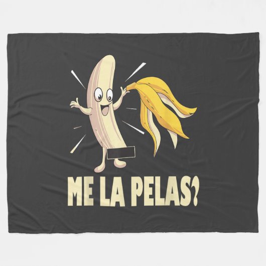 Couverture Polaire Je m'en fiche (Devant (Horizontal))