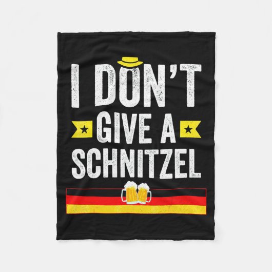 Couverture Polaire Je m'en fiche comme de schnitzel allemand  (Devant)