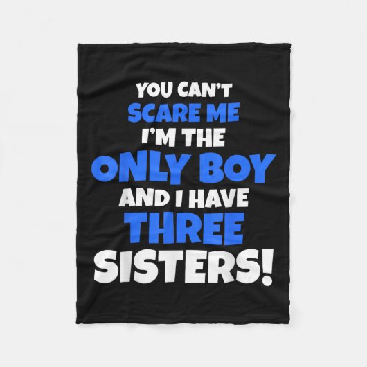 Couverture Polaire Je n'ai que trois soeurs frère G (Devant)