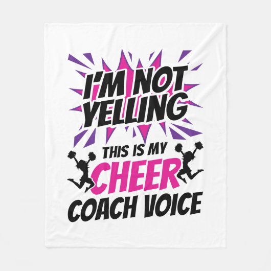 Couverture Polaire Je ne crie pas que c'est ma voix d'entraîneur (Devant)