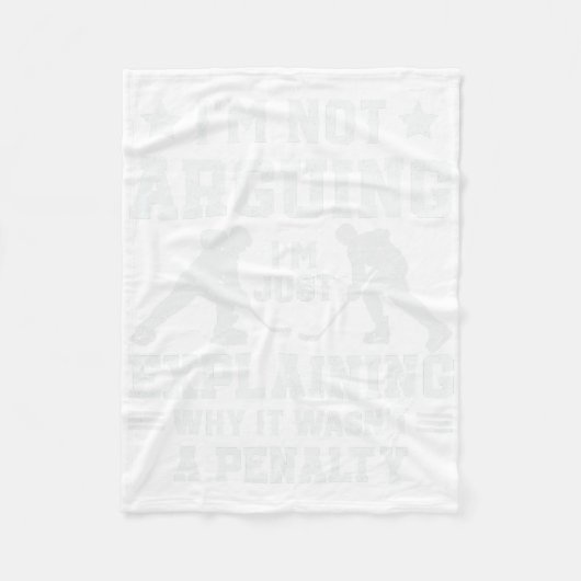 Couverture Polaire Je ne discute pas, j'explique simplement pourquoi (Devant)
