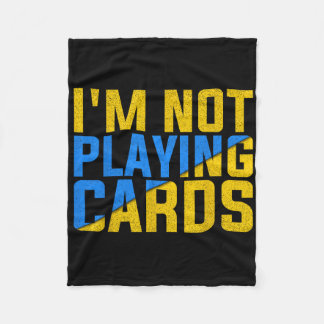 Couverture Polaire Je ne joue pas aux cartes United Ukraine 2025 2