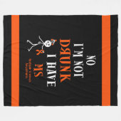 Couverture Polaire Je ne suis pas ivre J'ai de MS (Devant (Horizontal))