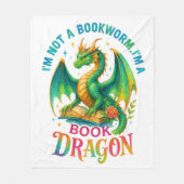 Couverture Polaire Je ne suis pas un ver de livre... (Devant)