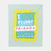 Couverture Polaire Je parle des devis Fluent FRIENDS™ - Peephole (Devant)