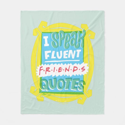 Couverture Polaire Je parle des devis Fluent FRIENDS™ - Peephole (Devant)