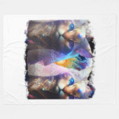 Couverture Polaire Je pense, par conséquent je suis, et élégant Expér (Devant (Horizontal))