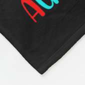 Couverture Polaire Je Porte Du Bleu Pour Mon Frère Autisme Puzzle Pap (Coin)