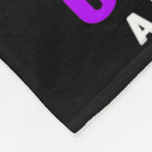 Couverture Polaire Je Porte Du Violet Pour La Sensibilisation À La Su (Coin)