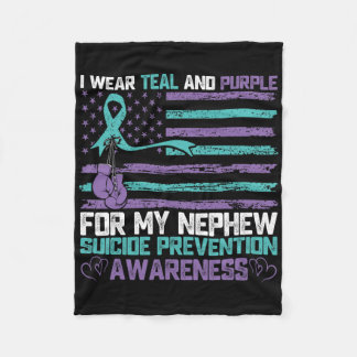 Couverture Polaire Je Porte Le Turquoise Et Le Violet Pour Mon Suicid