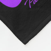 Couverture Polaire Je Porte Le Violet Pour Ma Grand-Mère Cancer Pancr (Coin)