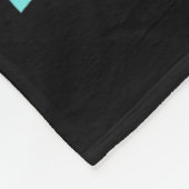 Couverture Polaire Je Porte Turquoise & ; Purple Pour Quelqu'Un Qu (Coin)