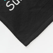 Couverture Polaire Je Porte Turquoise & ; Violet Pour Quelqu'Un Qu (Coin)