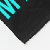 Couverture Polaire Je Porte Turquoise Et Violet En Mémoire De Ma Gran (Coin)