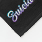 Couverture Polaire Je Porte Turquoise Et Violet Pour Mon Frère Suicid (Coin)