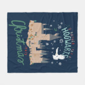 Couverture Polaire Je préfère rester à Poudlard ce Noël (Devant (Horizontal))