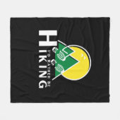 Couverture Polaire Je Préférerais Être Randonnée (Devant (Horizontal))