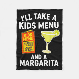 Couverture Polaire Je prendrai un menu enfant et une Margarita Maman