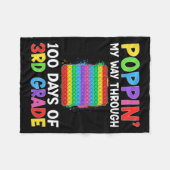 Couverture Polaire Je Presse Mon Chemin À Travers 100 Jours D'École 3 (Devant (Horizontal))