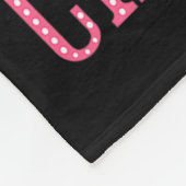 Couverture Polaire Je serai à la maison pour Noël Père Noël rose Trum (Coin)