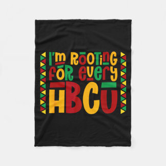 Couverture Polaire Je soutiens chaque collège noir historique Hbcu