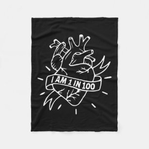 Couverture Polaire Je Suis 1 Sur 100 Chd Warrior Top Chd Coeur Congén