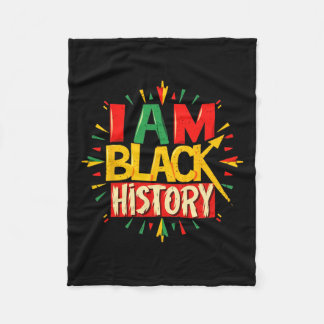 Couverture Polaire Je Suis Black History Mois African American Boys G