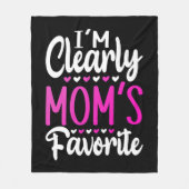 Couverture Polaire Je suis clairement le favori de maman (Devant)