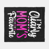 Couverture Polaire Je suis clairement le favori de maman (Devant (Horizontal))