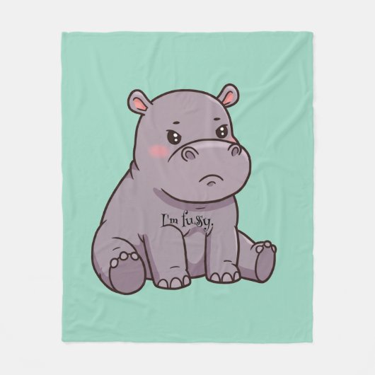 Couverture Polaire Je suis difficile (Devant)